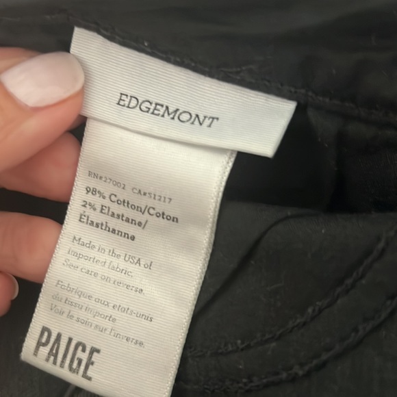 PAIGE
Edgemont Ultra-Skinny High-Rise Jeans, Smoke Gray size 32 - Picture 5 of 6